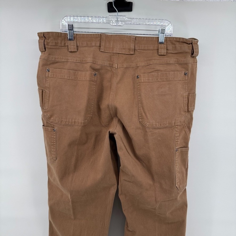 Duluth Trading Flex Fire Hose Cargo Pants Mens 42x32 (41x31) Brown - Picture 9 of 14